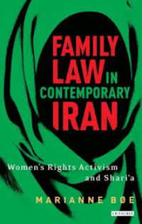 Image of Family law in contemporary Iran: women's rights activism and Shari'a