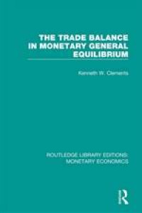 The trade ballance in monetary general equilibrium