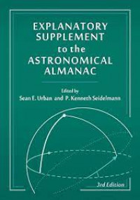 Explanatory supplement to the astronomical al manac