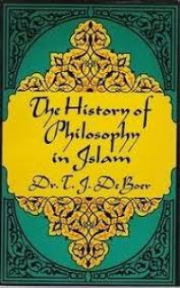 The History of philosophy in islam / T.J. De Boer
