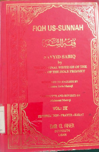 Fiqih Sunnah Volume 3 : Sayyid Sabiq