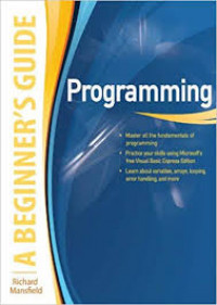 Programming : A Beginner's Guide