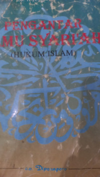 Pengantar ilmu syari'ah : hukum Islam / Hamzah Ya'qub
