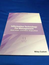Information technology for management, edition 11