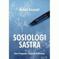 Sosiologi sastra / Robert Escarpit